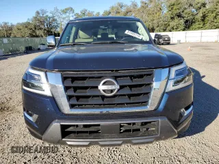 2021 Nissan Armada Platinum with VIN JN8AY2CC6M9145404, listed as a Copart auction lot 81495114 with 48,084 mi miles and Salvage Title. Bid and sale history available at carsss.com. Image 5.