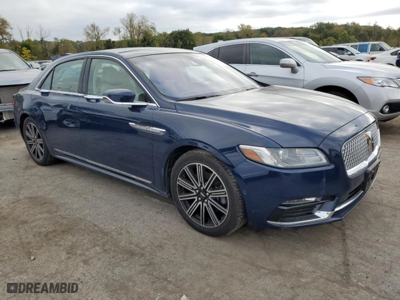 2019 Lincoln Continental Reserve with VIN 1LN6L9NP7K5609048, listed as a Copart auction lot 74168374 with 43,359 mi miles and Salvage Title. Bid and sale history available at carsss.com. Image 4.