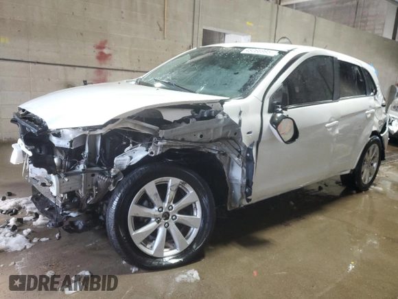 2015 Mitsubishi Outlander Sport ES with VIN 4A4AR3AU9FE041132, listed as a Copart auction lot 48066995 with 69,996 mi miles and Salvage Title. Bid and sale history available at carsss.com. Image 1.