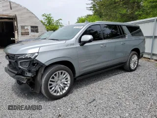 2024 Chevrolet Suburban High Country z VIN 1GNSKGKL9RR140910, wystawiony jako Copart lot #60229945 z przebiegiem 7 533 mil mil oraz Szkoda całkowita • Salvage title. Historia ofert i sprzedaży dostępna na DreamBid. Obrazek 1.