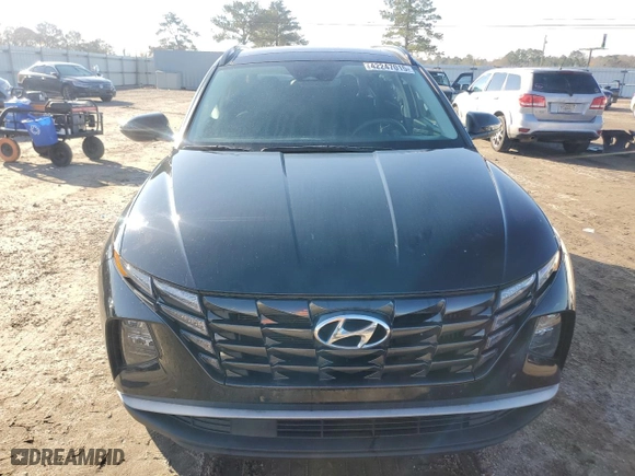2022 Hyundai Tucson Hybrid SEL Convenience with VIN KM8JFCA15NU048066, listed as a Copart auction lot 42247015 with 49,015 mi miles and Salvage Title. Bid and sale history available at carsss.com. Image 5.