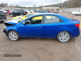 2010 Kia Forte SX with VIN KNAFW4A3XA5250341, listed as a IAAI auction lot 41698461 with 124,334 mi miles. Bid and sale history available at carsss.com. Image 14.