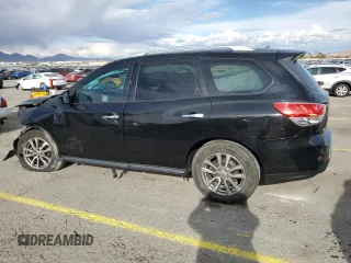 2015 Nissan Pathfinder SV with VIN 5N1AR2MN0FC702592, listed as a Copart auction lot 51717035 with 114,368 mi miles and Salvage title. Bid and sale history available at DreamBid. Image 2.