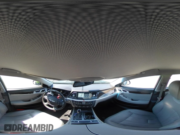 2015 Hyundai Genesis 3.8L with VIN KMHGN4JE5FU063075, listed as a IAAI auction lot 42043518 with 135,079 mi miles. Bid and sale history available at carsss.com. Image 18.