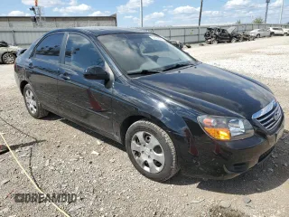 2009 Kia Spectra EX with VIN KNAFE221295624733, listed as a Copart auction lot 72229664 with 115,179 mi miles and Salvage Title. Bid and sale history available at carsss.com. Image 4.