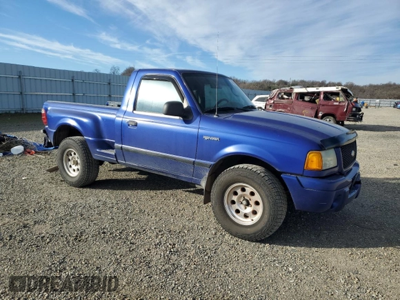 2003 Ford Ranger XL with VIN 1FTYR10U83PA66678, listed as a Copart auction lot 42584915 with 118,580 mi miles and Salvage Title. Bid and sale history available at carsss.com. Image 4.