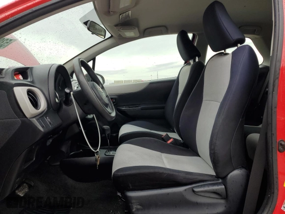2012 Toyota Yaris L with VIN JTDJTUD30CD507484, listed as a Copart auction lot 53858105 with 81,656 mi miles and Salvage Title. Bid and sale history available at carsss.com. Image 7.