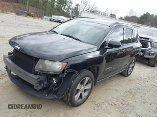 2016 Jeep Compass High Altitude Edition with VIN 1C4NJCEA8GD789233, listed as a IAAI auction lot 41650145 with 107,352 mi miles. Bid and sale history available at carsss.com. Image 2.