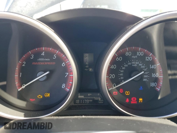 2012 Mazda 3 Mazdaspeed3 Touring with VIN JM1BL1L40C1536983, listed as a Copart auction lot 46609565 with 181,179 mi miles and Salvage Title. Bid and sale history available at DreamBid. Image 9.