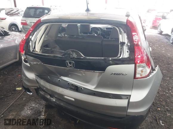 2012 Honda CR-V EX-L with VIN JHLRM4H72CC007574, listed as a IAAI auction lot 41893080 with 164,152 mi miles. Bid and sale history available at carsss.com. Image 6.