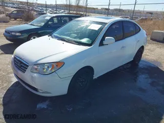 2008 Hyundai Elantra GLS with VIN KMHDU46D28U444715, listed as a IAAI auction lot 41763152 with 137,760 mi miles. Bid and sale history available at carsss.com. Image 2.