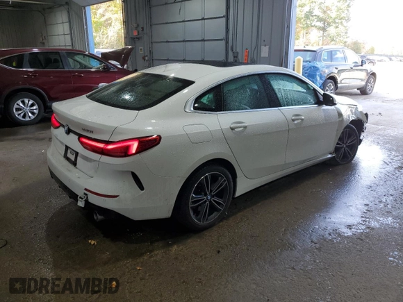 2022 BMW 2 Series 228i xDrive with VIN WBA73AK01N7K47824, listed as a Copart auction lot 74528864 with 64,912 mi miles and Salvage Title. Bid and sale history available at carsss.com. Image 3.