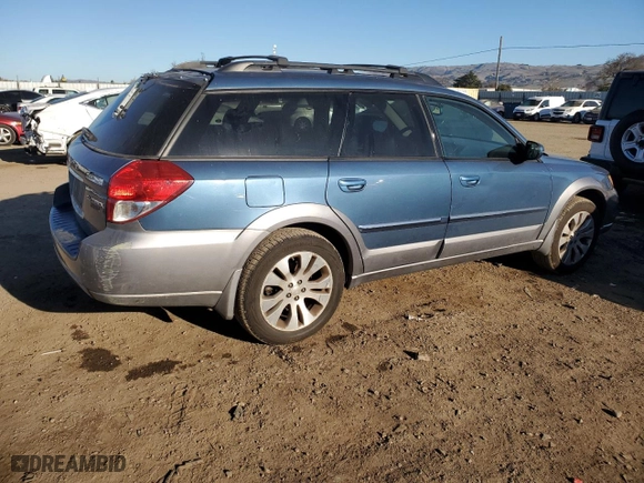 2009 Subaru Outback Ltd with VIN 4S4BP66C797326161, listed as a Copart auction lot 89184995 with NaN miles and Clean Title. Bid and sale history available at carsss.com. Image 3.