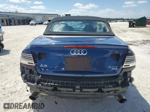 2013 Audi A5 Premium Plus with VIN WAULFAFH5DN007840, listed as a Copart auction lot 53342635 with 84,957 mi miles and Clean Title. Bid and sale history available at carsss.com. Image 6.