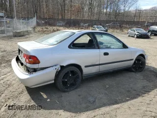 1996 Honda Civic DX with VIN 1HGEJ6124TL060910, listed as a Copart auction lot 46275975 with 164,398 mi miles and Salvage Title. Bid and sale history available at carsss.com. Image 3.