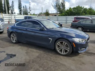 2016 BMW 4 Series 428i with VIN WBA3N7C50GK227232, listed as a Copart auction lot 61255145 with 86,667 mi miles and Salvage title. Bid and sale history available at DreamBid. Image 4.