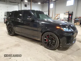 2022 Land Rover Range Rover Sport SVR with VIN SALWZ2RE2NA224374, listed as a Copart auction lot 85440624 with 11,092 mi miles and Clean Title. Bid and sale history available at DreamBid. Image 4.