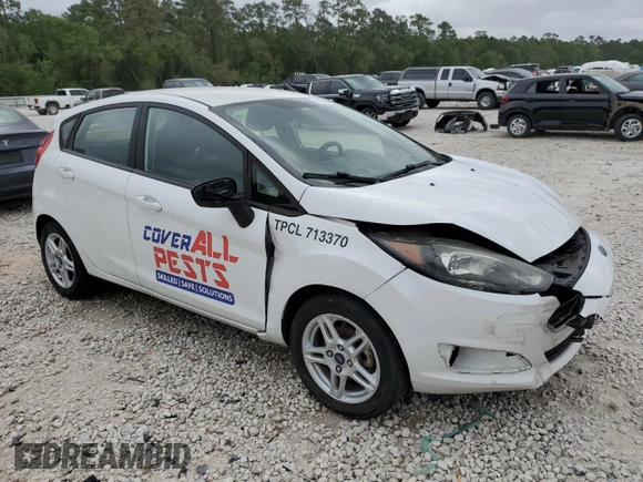2018 Ford Fiesta SE with VIN 3FADP4EJ7JM119951, listed as a Copart auction lot 50230735 with 168,665 mi miles and Salvage Title. Bid and sale history available at DreamBid. Image 4.