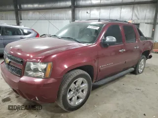 2008 Chevrolet Avalanche LTZ with VIN 3GNFK12368G126797, listed as a Copart auction lot 47109695 with 244,851 mi miles and Salvage Title. Bid and sale history available at carsss.com. Image 1.