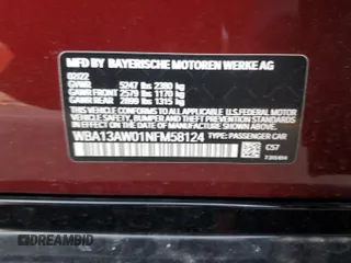 2022 BMW 4 Series M440i xDrive z VIN WBA13AW01NFM58124, wystawiony jako Copart lot #85731994 z przebiegiem 15 922 mil mil oraz Szkoda całkowita • Salvage title. Historia ofert i sprzedaży dostępna na DreamBid. Obrazek 12.