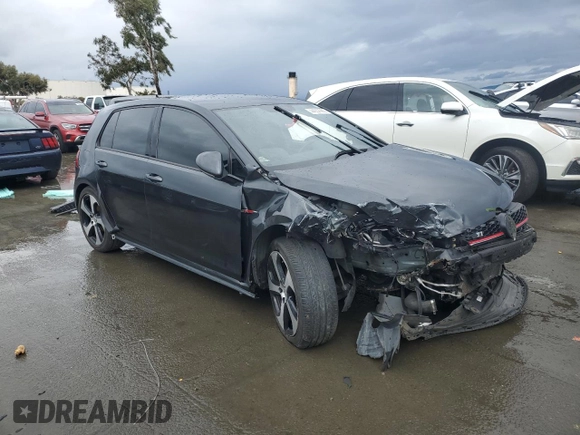 2016 Volkswagen Golf GTI SE with VIN 3VW4T7AU8GM034064, listed as a Copart auction lot 44057985 with 99,393 mi miles and Salvage Title. Bid and sale history available at carsss.com. Image 4.
