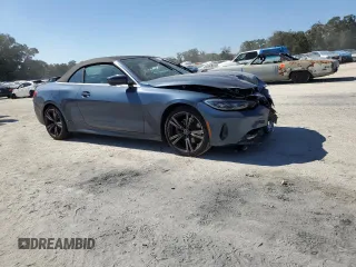 2024 BMW 4 Series 430i z VIN WBA23AT09RCP53441, wystawiony jako Copart lot #44187675 z przebiegiem 9 297 mil mil oraz Szkoda całkowita • Salvage title. Historia ofert i sprzedaży dostępna na DreamBid. Obrazek 4.
