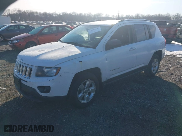 2014 Jeep Compass Altitude with VIN 1C4NJCBA4ED775315, listed as a IAAI auction lot 41429259 with 148,064 mi miles. Bid and sale history available at carsss.com. Image 18.