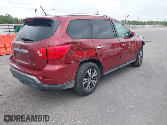 2017 Nissan Pathfinder S with VIN 5N1DR2MNXHC696400, listed as a IAAI auction lot 41968662 with 129,107 mi miles and . Bid and sale history available at DreamBid. Image 4.