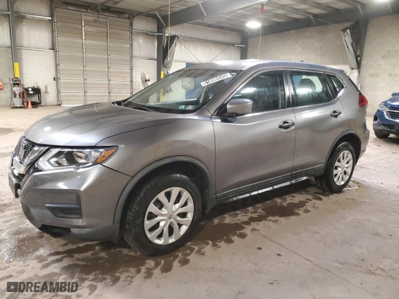 2018 Nissan Rogue S with VIN KNMAT2MV9JP542560, listed as a Copart auction lot 51896945 with 62,466 mi miles and Clean Title. Bid and sale history available at carsss.com. Image 1.