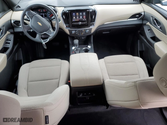 2022 Chevrolet Traverse LS with VIN 1GNERFKW6NJ103724, listed as a Copart auction lot 47757215 with 26,011 mi miles and Salvage Title. Bid and sale history available at carsss.com. Image 8.