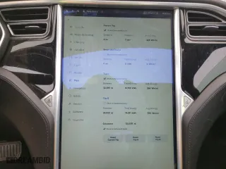 2015 Tesla Model S 85D with VIN 5YJSA1E21FF109938, listed as a Copart auction lot 53403865 with 123,576 mi miles and Clean Title. Bid and sale history available at carsss.com. Image 9.
