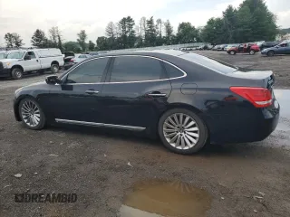 2016 Hyundai Equus Signature with VIN KMHGH4JH4GU105044, listed as a Copart auction lot 62558105 with 145,500 mi miles and Salvage title. Bid and sale history available at DreamBid. Image 2.