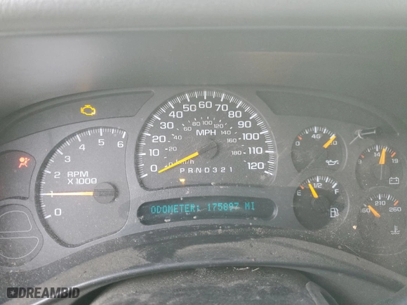 2003 Chevrolet Silverado 1500 LT with VIN 2GCEK19T331226416, listed as a Copart auction lot 86260034 with 175,897 mi miles and Salvage Title. Bid and sale history available at carsss.com. Image 9.