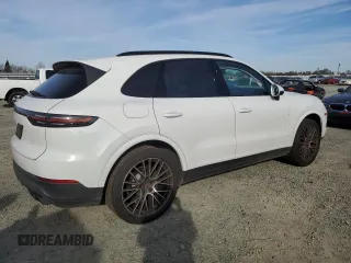 2023 Porsche Cayenne with VIN WP1AA2AY1PDA02763, listed as a Copart auction lot 47258505 with 43,159 mi miles and Salvage title. Bid and sale history available at DreamBid. Image 3.