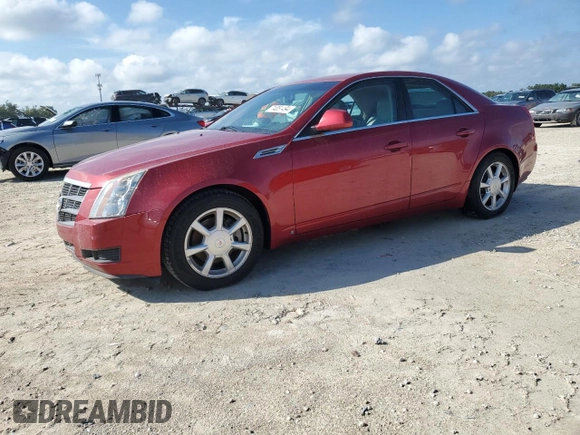 2009 Cadillac CTS RWD w/1SA with VIN 1G6DF577190154488, listed as a Copart auction lot 74051494 with 0 mi miles and Non Repairable. Bid and sale history available at carsss.com. Image 1.