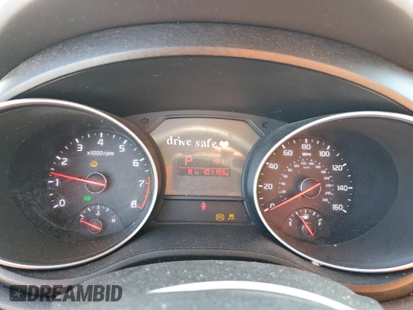 2015 Kia Sedona LX with VIN KNDMB5C1XF6051461, listed as a Copart auction lot 54203275 with 101,193 mi miles and Salvage Title. Bid and sale history available at DreamBid. Image 9.