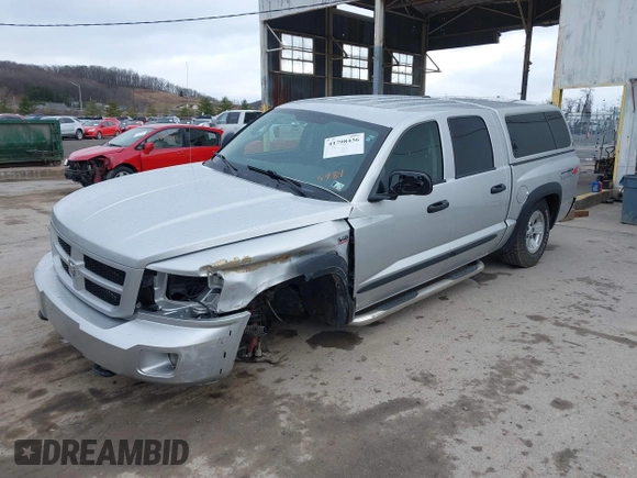 2009 Dodge Dakota with VIN 1D3HW78P99S805984, listed as a IAAI auction lot 41798436 with 76,880 mi miles and . Bid and sale history available at DreamBid. Image 2.