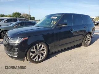 2018 Land Rover Range Rover with VIN SALGS2RE1JA393708, listed as a Copart auction lot 60575295 with 56,903 mi miles and Clean title. Bid and sale history available at DreamBid. Image 1.