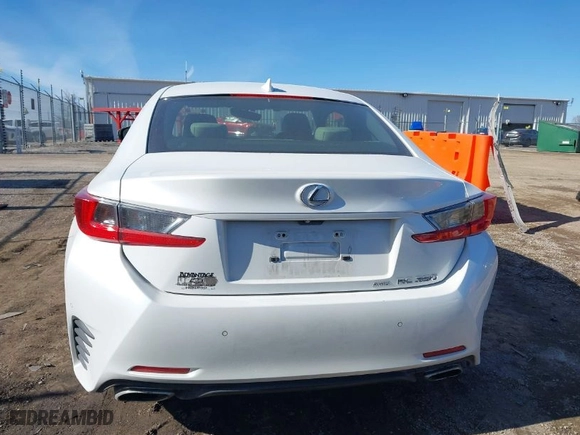 2015 Lexus RC 350 with VIN JTHSE5BC5F5000388, listed as a IAAI auction lot 41551427 with NaN miles. Bid and sale history available at carsss.com. Image 16.