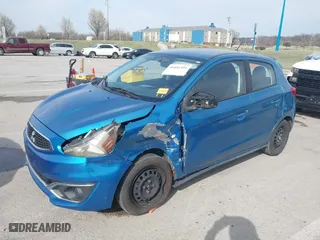 2017 Mitsubishi Mirage ES with VIN ML32A3HJXHH006716, listed as a IAAI auction lot 41841391 with 83,049 mi miles. Bid and sale history available at carsss.com. Image 2.