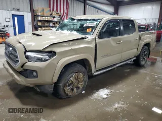 2017 Toyota Tacoma SR5 с VIN 3TMCZ5ANXHM056627, выставлен на аукционе Copart как лот 45584665 с пробегом 97 473 миль миль и Списание • Salvage title. История ставок и продаж доступна на DreamBid. Изображение 1.
