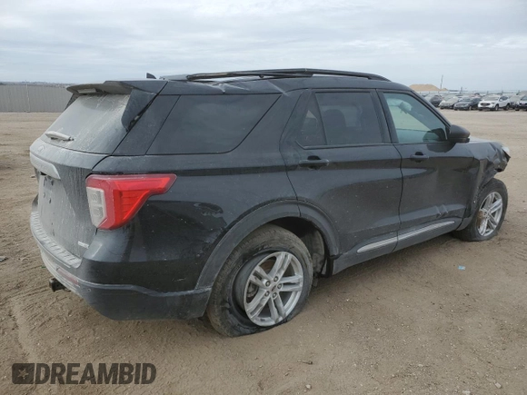 2020 Ford Explorer XLT with VIN 1FMSK8DH5LGD16535, listed as a Copart auction lot 44699695 with 46,678 mi miles and Salvage Title. Bid and sale history available at carsss.com. Image 3.