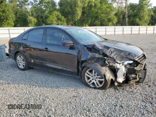 2015 Volkswagen Jetta S with VIN 3VW1K7AJ6FM201628, listed as a Copart auction lot 58118465 with 95,360 mi miles and Salvage title. Bid and sale history available at DreamBid. Image 4.
