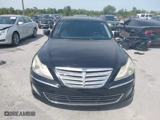 2013 Hyundai Genesis 3.8L with VIN KMHGC4DD4DU236901, listed as a IAAI auction lot 42093599 with 216,864 mi miles. Bid and sale history available at carsss.com. Image 12.