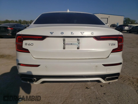 2020 Volvo S60 R-Design with VIN 7JR102FM7LG054578, listed as a Copart auction lot 73871564 with 38,381 mi miles and Clean Title. Bid and sale history available at carsss.com. Image 6.