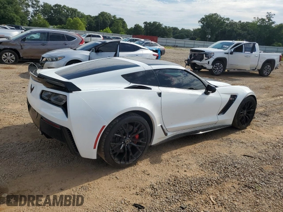 2015 Chevrolet Corvette Z06 3LZ with VIN 1G1YU2D64F5609100, listed as a Copart auction lot 58628714 with 45,992 mi miles and Salvage Title. Bid and sale history available at carsss.com. Image 3.