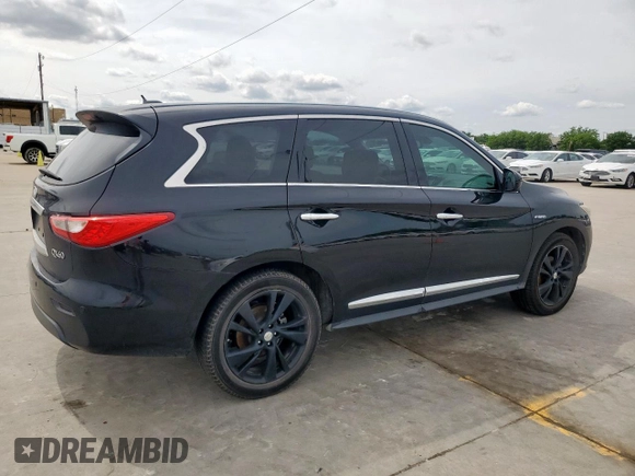 2014 Infiniti QX60 Hybrid with VIN 5N1CL0MM8EC534947, listed as a Copart auction lot 56466485 with 183,993 mi miles and Clean Title. Bid and sale history available at DreamBid. Image 3.