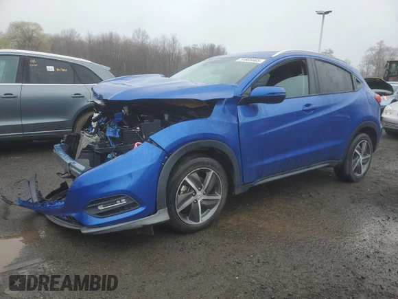 2021 Honda HR-V EX with VIN 3CZRU6H57MM738986, listed as a Copart auction lot 51805665 with 40,552 mi miles and Clean Title. Bid and sale history available at carsss.com. Image 1.