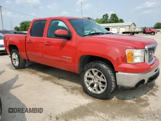 2011 GMC Sierra 1500 SLT with VIN 3GTP2WE32BG233455, listed as a Copart auction lot 58928725 with 155,505 mi miles and Salvage title. Bid and sale history available at DreamBid. Image 4.