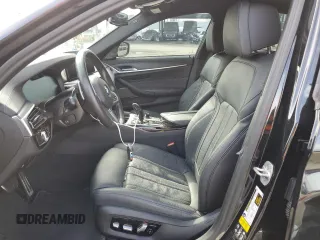 2023 BMW 5 Series M550i xDrive with VIN WBA13BK0XPCM98878, listed as a Copart auction lot 45580685 with 10,866 mi miles and Salvage title. Bid and sale history available at DreamBid. Image 7.